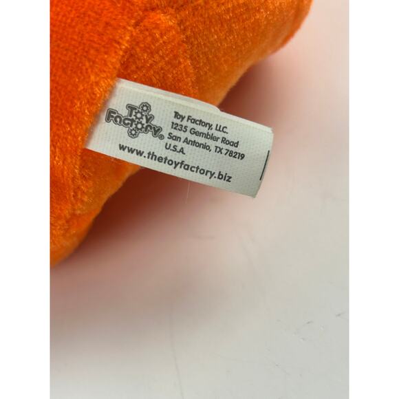 Toy Factory Orange Puppy Dog Plush Stuffed Animal 9" 2014 Carnival Prize - Picture 7 of 9